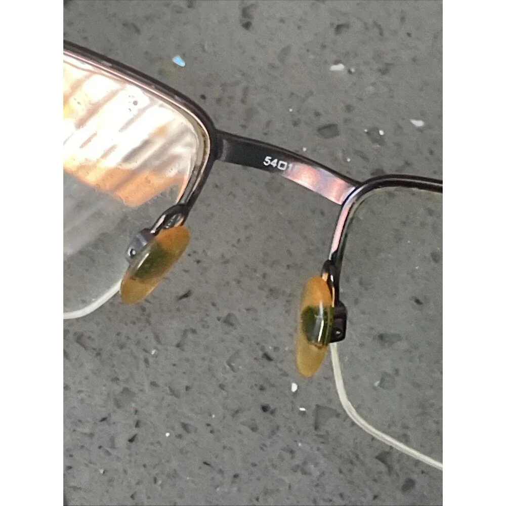 SUPERFLEX SF-424 C.3 brown SPORTS WRAP EYEGLASSES FRAMES ONLY half rim 54-18-145